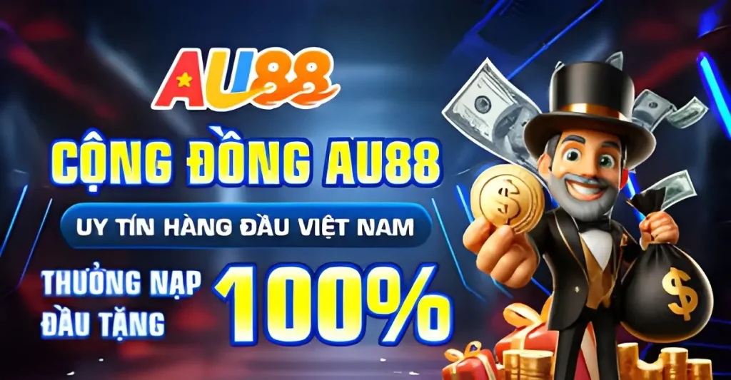 Au8814 tặng 100% giá trị thẻ nạp